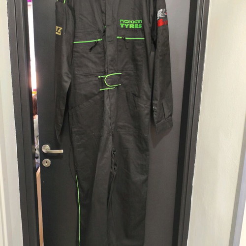 Mechanic work coverall size XL with embroidered logos new