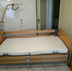 Κρεβάτι ηλεκτρικό πολύσπαστο, πολλαπλών ανακλίσεων (πλάτης, γονάτων & ποδιών)