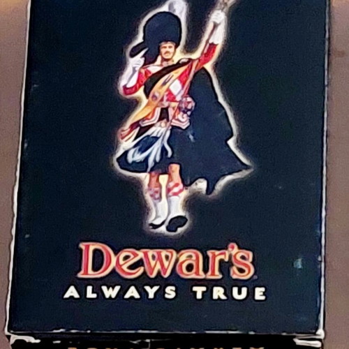 Vintage set of 4 playing cards used, 90s alcohol brands