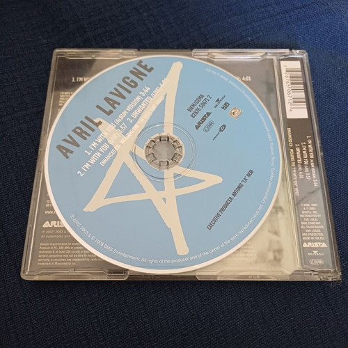Avril Lavigne I'm With You CD single like new, rock