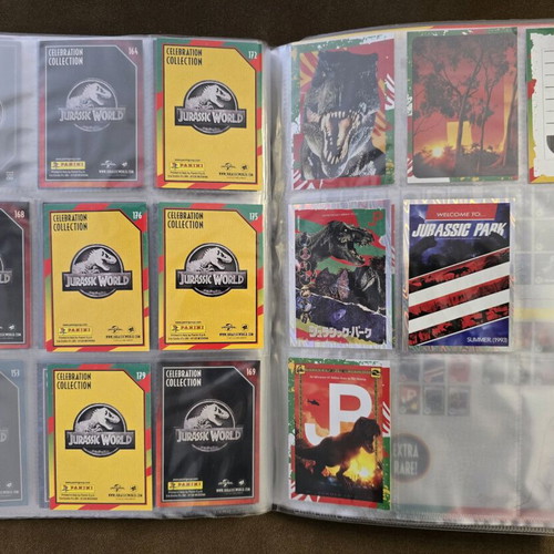 Jurassic Park 30th Anniversary Panini Album new, 92 of 189 cards