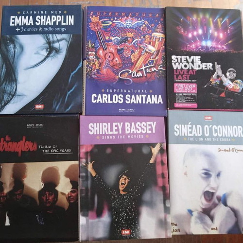 Music CDs used from Carlos Santana, Stevie Wonder, The Stranglers and more