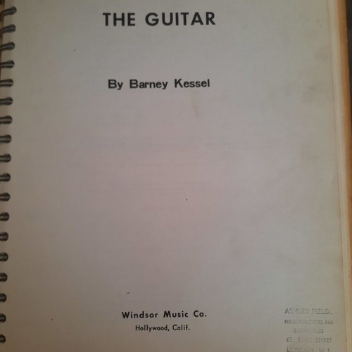 Old Music Book used, guitar lessons and instructions