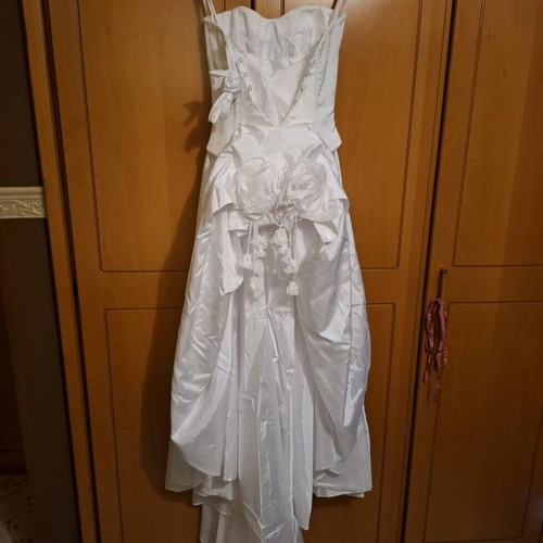 Elegant Wedding Dress New 2 Pieces, Skirt and Corset, White, Size XS-S