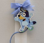 Bluey Easter candle new handmade