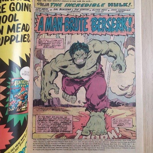 The Incredible Hulk #206 like new, Marvel Comics 1976