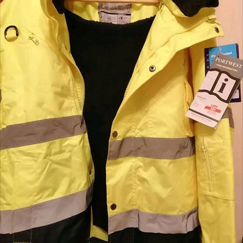 Portwest C465 High Visibility Jacket new, waterproof, medium