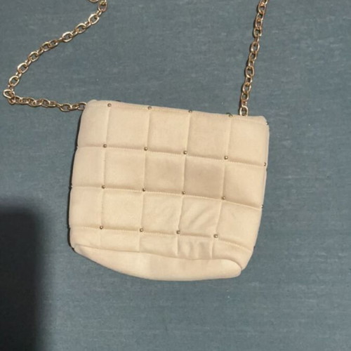 Bershka beige shoulder bag