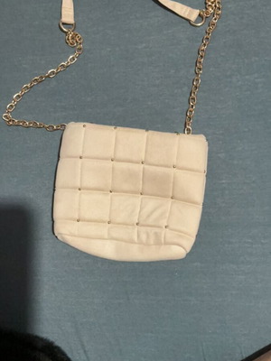Bershka beige shoulder bag