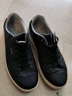 Jack & Jones shoes size 43 used, black casual in excellent condition