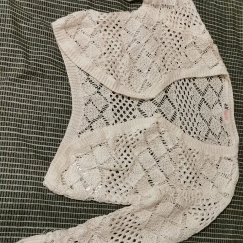 Girls' cardigan 10-12 years like new, white H&M