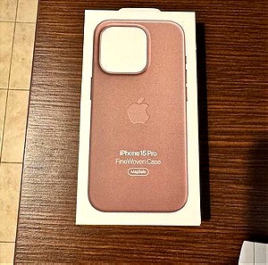 ΘΗΚΗ Apple iPhone 15 Pro FineWoven Case Taupe