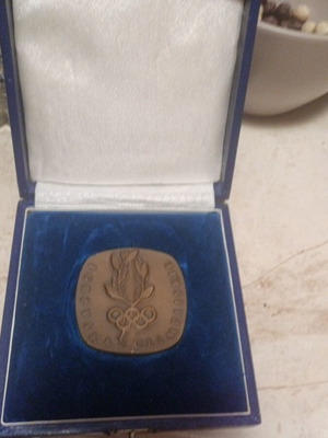 Bronze Medal or Plaque from 1972 Poland Olympics New