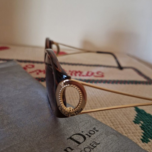 Christian Dior sunglasses like new, brown and gold