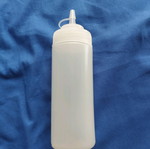 Plastic bottle new, 17cm height