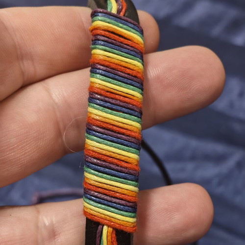 Macrame bracelets new, multicolor and black