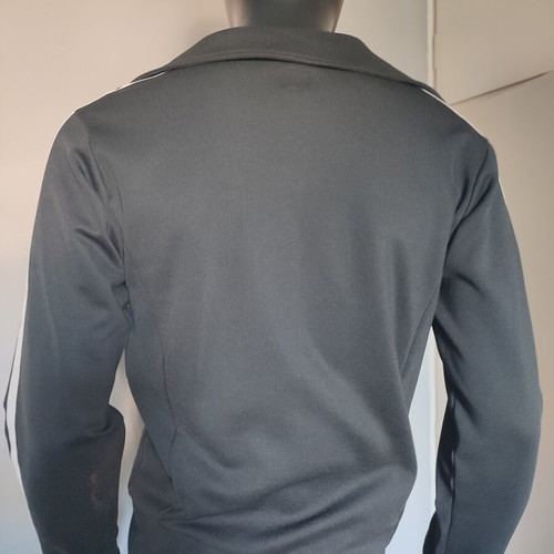 Adidas Originals Vintage jacket, size S, black with white stripes