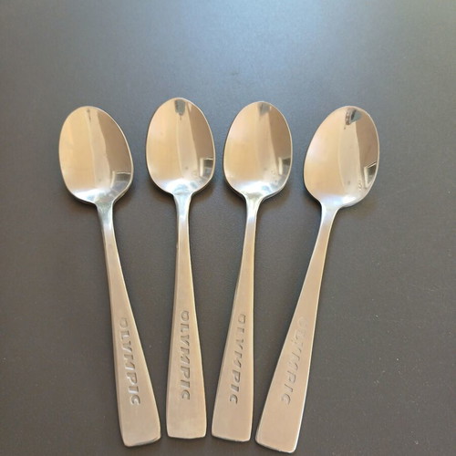 Set of 4 collectible spoons from Olympic Airways by Sola
