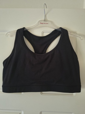 H&M Black Sports Bra XL New