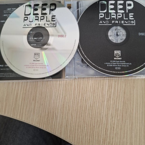 Deep Purple & Friends double CD like new, rock hits