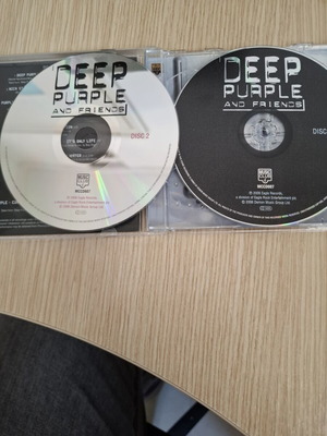 Deep Purple & Friends double CD like new, rock hits