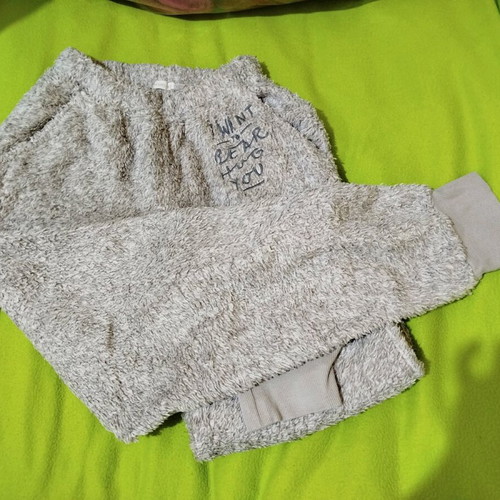 Oysho pajama pants xs grey fluffy like new