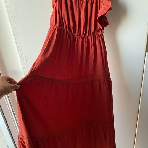 Maxi dress Shein medium used, terracotta color