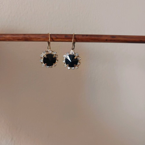 Feux rosette earrings new