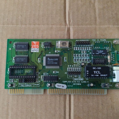 Genius LAN K0233046 16-bit ISA Network Adapter Card like new