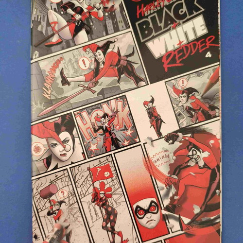 Harley Quinn Black White Redder 4 comic book used