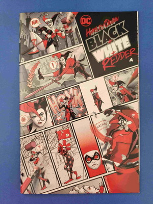 Harley Quinn Black White Redder 4 comic book used