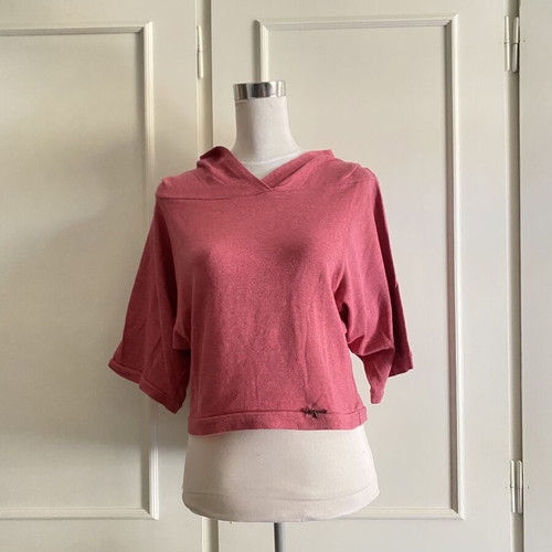 BSB Crop Hoodie Small Relaxed Fit Like New Pink Coral