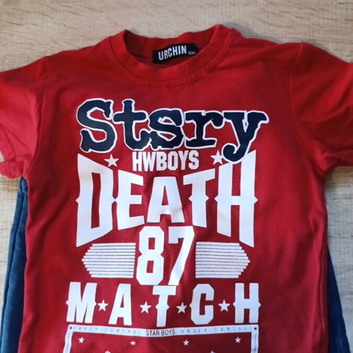 Set sportswear t-shirt for 3 years old used