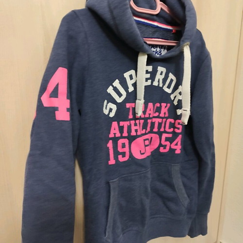 Superdry sweatshirt medium used, blue, warm and thick