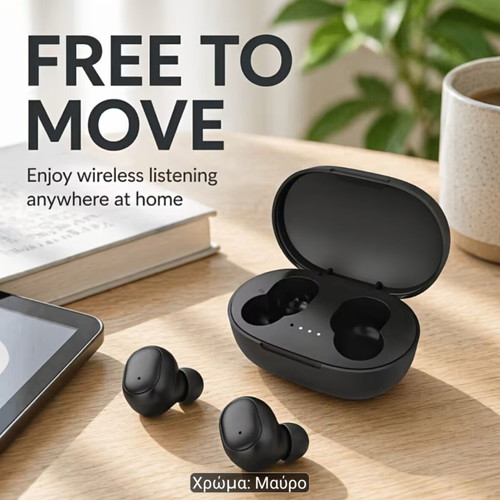 Wireless earbuds with LED display and touch, new