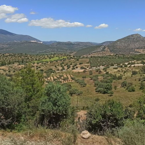 Buildable land plot 33,000 m² in Peloponnese with panoramic view