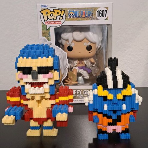 One Piece building blocks Franky and Jinbe new