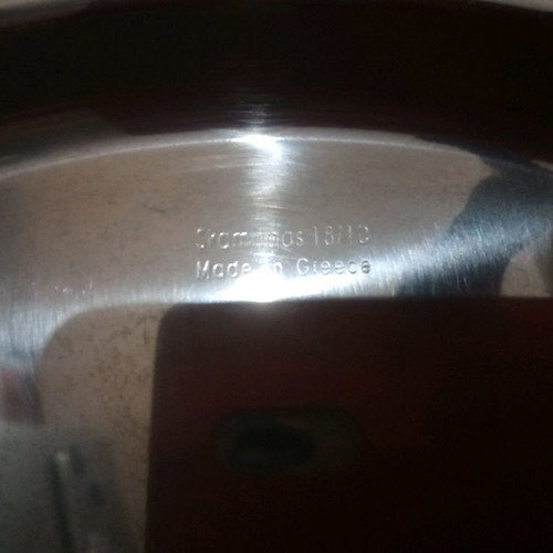 18/10 Round Tray 42-43 cm like new