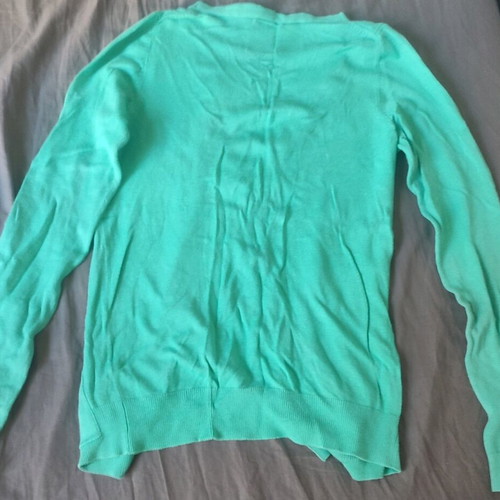 Pull & Bear thin cardigan like new, green turquoise, size M