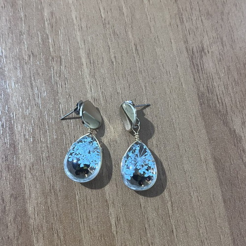 Stainless Steel Dangling Earrings like new, almost unworn