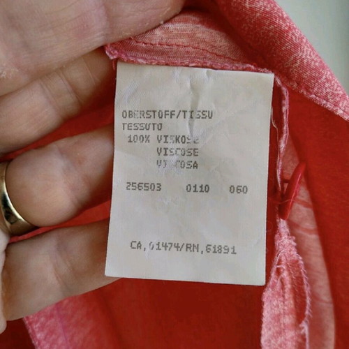 Women's shirt 100% viscose summer pink red size L like new