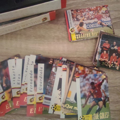 Upper Deck limited edition set used with Selección espanola 1998 cards