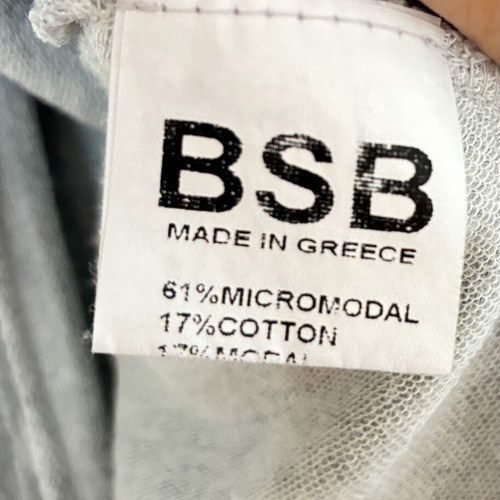 BSB Vintage Y2K Heather Gray Pleated Top Small, like new