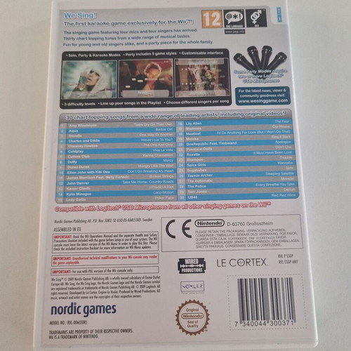 Wii We Sing used game