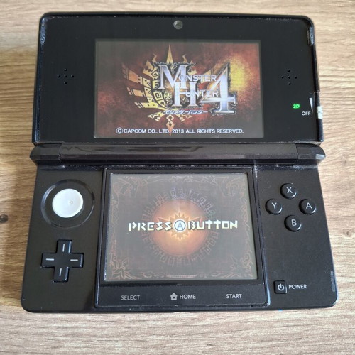 Nintendo 3DS Black like new, Japanese console with Luma