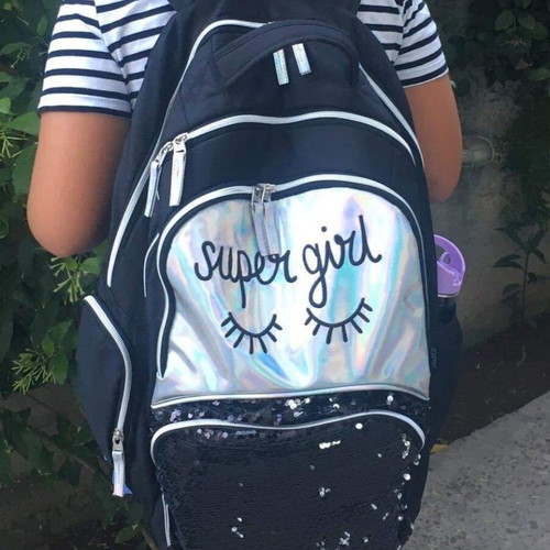 Super Girl school backpack used in good condition