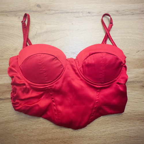 Corset red satin like new