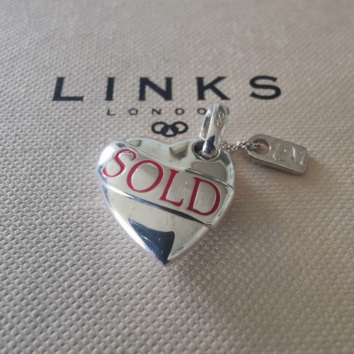Links of London Sterling Silver Heart Charm Pendant