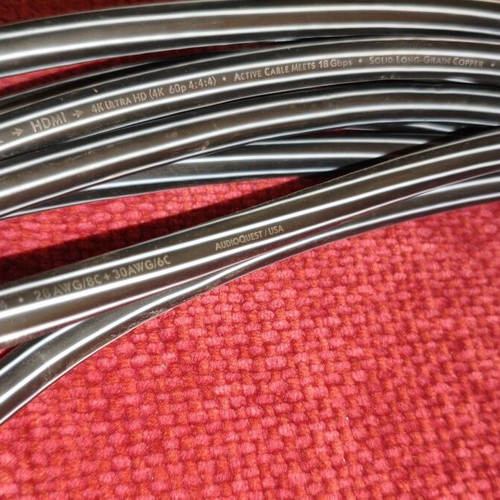 AudioQuest Pearl HDMI cable 10 meters active 4K 18 Gbps