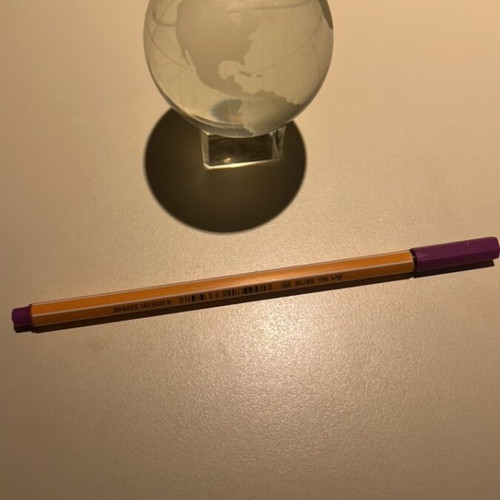Crystal globe desk decor used with engraved continents and meridians